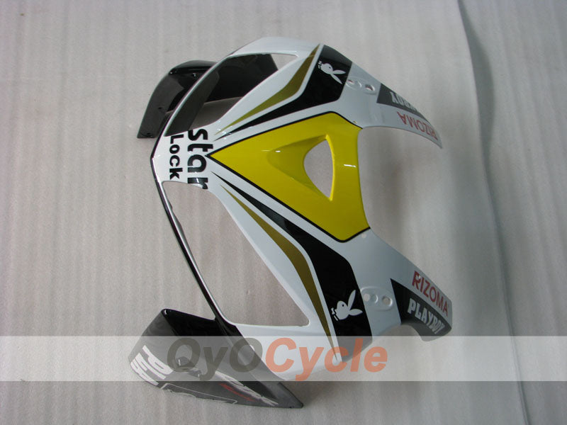 Injection Fairing kit for 05-06 CBR600RR - White, Black - PlayBoy #OYO87900323