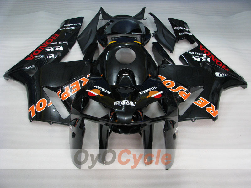Injection Fairing kit for 05-06 CBR600RR - Black - RK, Repsol #OYO87900332