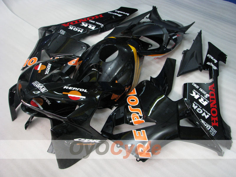 Injection Fairing kit for 05-06 CBR600RR - Black - RK, Repsol #OYO87900332