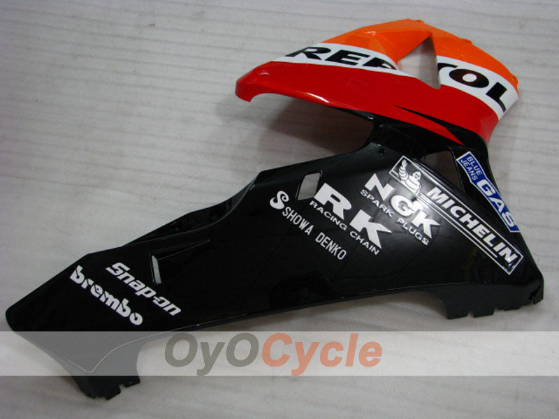 Injection Fairing kit for 05-06 CBR600RR - Orange, Black - Repsol #OYO87900339