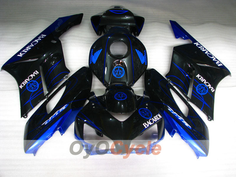 Injection Fairing kit for 04-05 CBR1000RR - Blue, Black - BACARDI #OYO87900464