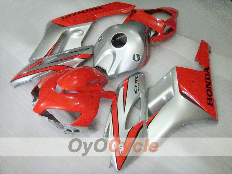 Injection Fairing kit for 04-05 CBR1000RR - Red, Silver - Fireblade #OYO87900473 Secondary image