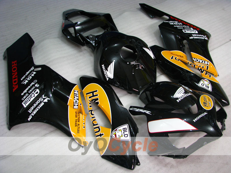 Injection Fairing kit for 04-05 CBR1000RR - Yellow, Black - HM Plant #OYO87900499 Main image