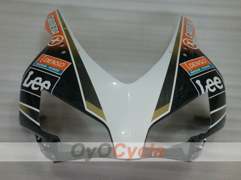 Injection Fairing kit for 04-05 CBR1000RR - White, Black - CARRERA, Lee #OYO87900505