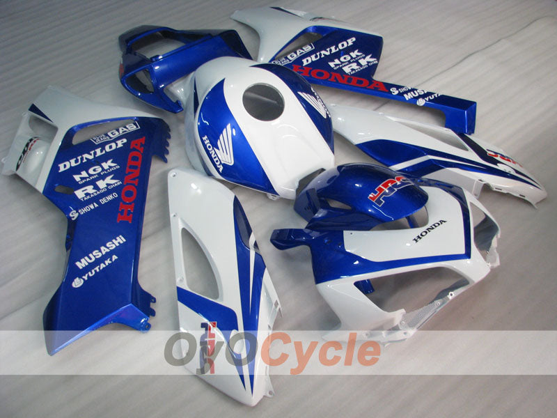 Injection Fairing kit for 04-05 CBR1000RR - Blue, White - Factory Style, HRC #OYO87900521 Main image