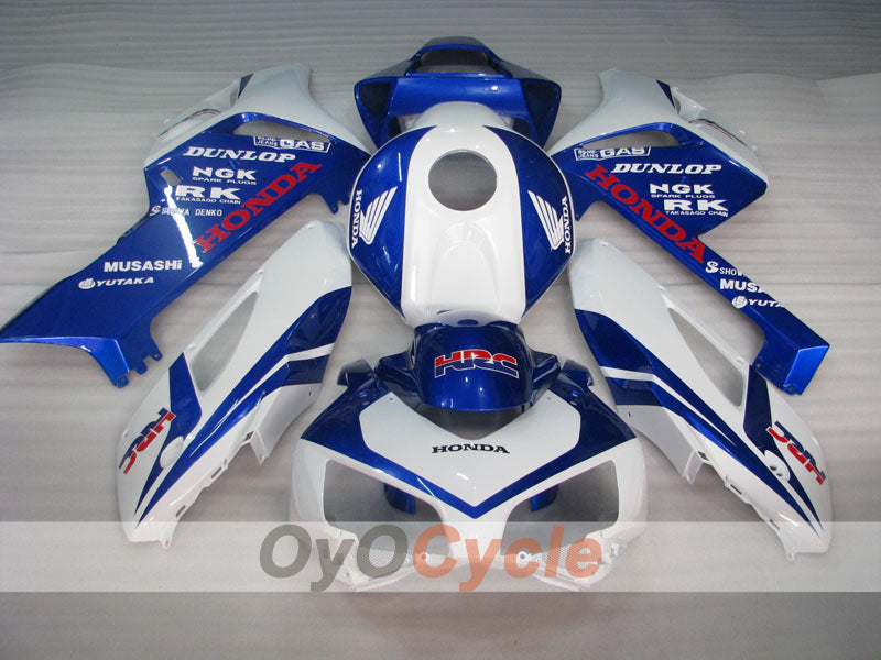 Injection Fairing kit for 04-05 CBR1000RR - Blue, White - Factory Style, HRC #OYO87900521