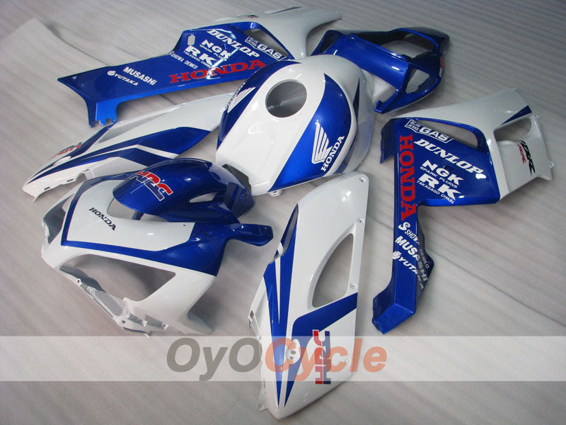 Injection Fairing kit for 04-05 CBR1000RR - Blue, White - Factory Style, HRC #OYO87900521