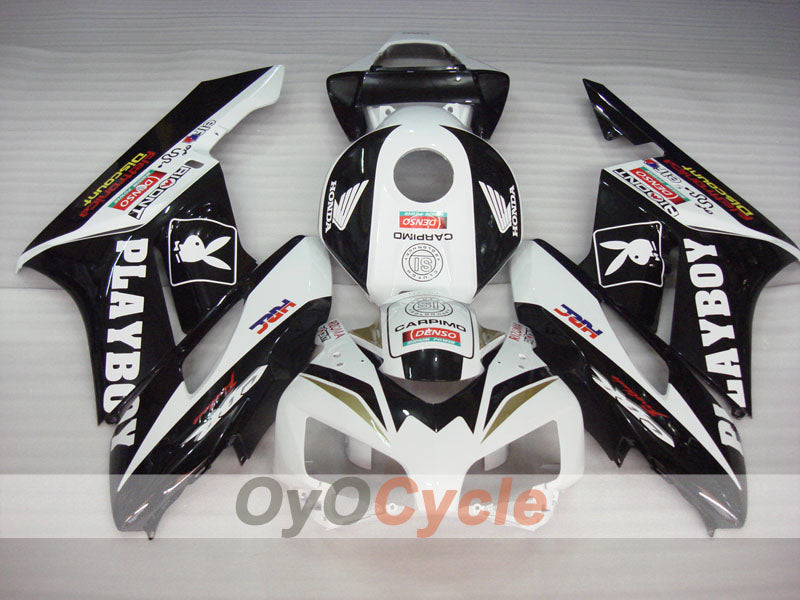 Injection Fairing kit for 04-05 CBR1000RR - White, Black - PlayBoy #OYO87900523 Secondary image