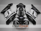 Injection Fairing kit for 04-05 CBR1000RR - Black, Silver - Repsol #OYO87900532