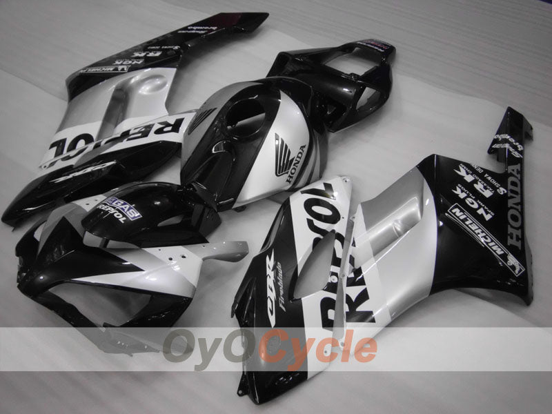 Injection Fairing kit for 04-05 CBR1000RR - Black, Silver - Repsol #OYO87900532 Secondary image