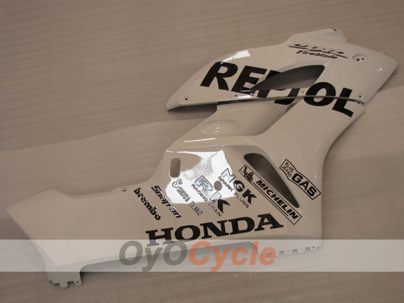 Injection Fairing kit for 04-05 CBR1000RR - White, Silver - Repsol #OYO87900538