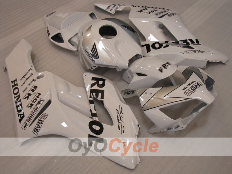 Injection Fairing kit for 04-05 CBR1000RR - White, Silver - Repsol #OYO87900538