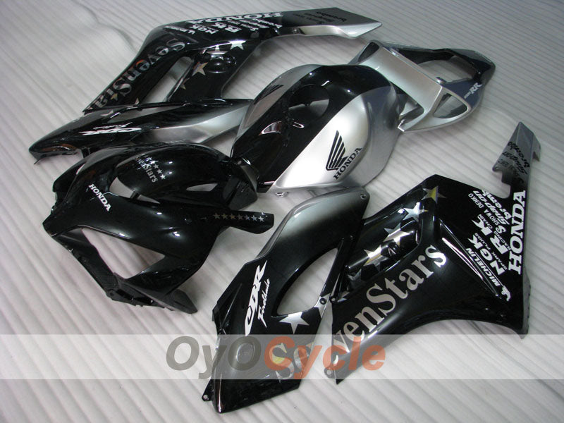 Injection Fairing kit for 04-05 CBR1000RR - Black, Silver - SevenStars #OYO87900546 Secondary image