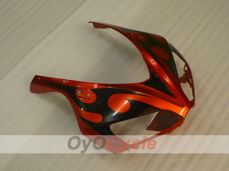 Injection Fairing kit for 06-07 CBR1000RR - Orange, Black - Flame #OYO87900584
