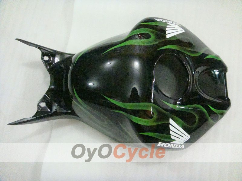 Injection Fairing kit for 06-07 CBR1000RR - Green, Black - Flame #OYO87900595