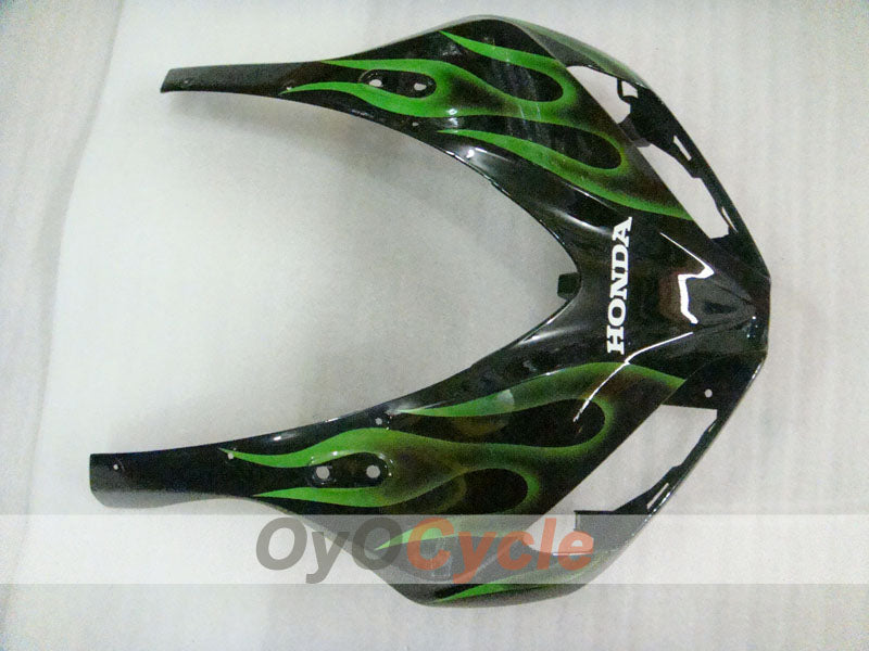 Injection Fairing kit for 06-07 CBR1000RR - Green, Black - Flame #OYO87900595