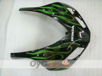 Injection Fairing kit for 06-07 CBR1000RR - Green, Black - Flame #OYO87900595