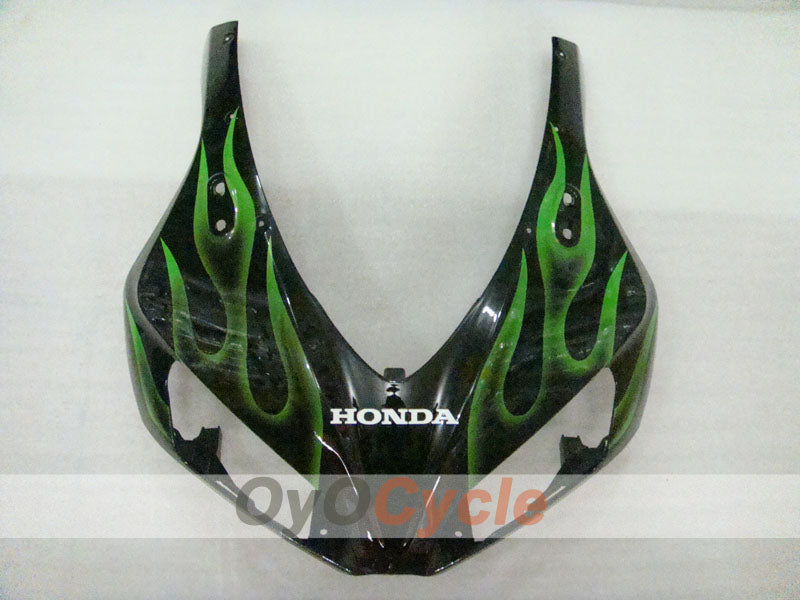 Injection Fairing kit for 06-07 CBR1000RR - Green, Black - Flame #OYO87900595