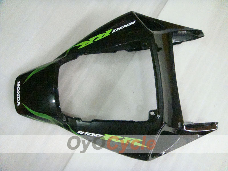 Injection Fairing kit for 06-07 CBR1000RR - Green, Black - Flame #OYO87900595