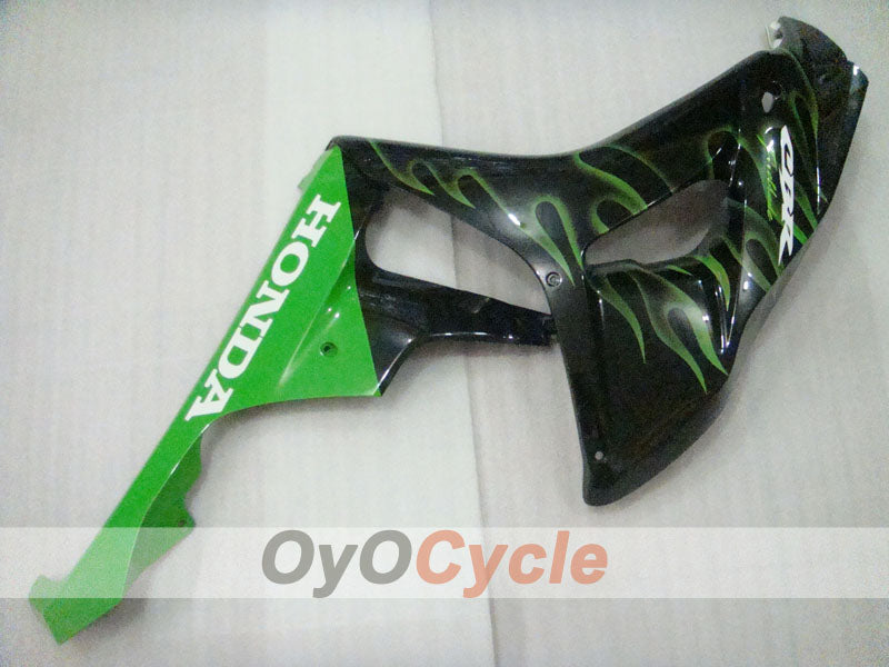 Injection Fairing kit for 06-07 CBR1000RR - Green, Black - Flame #OYO87900595