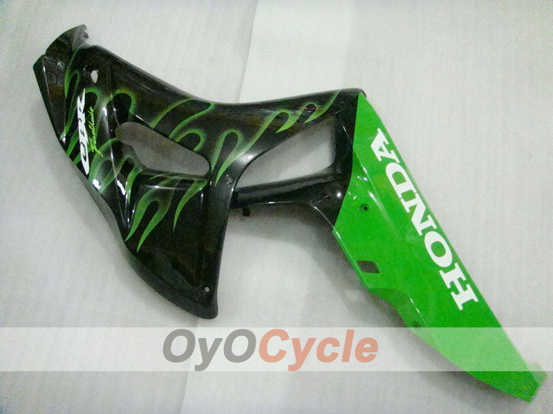 Injection Fairing kit for 06-07 CBR1000RR - Green, Black - Flame #OYO87900595