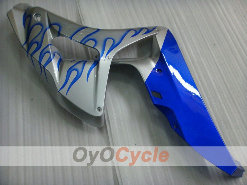 Injection Fairing kit for 06-07 CBR1000RR - Blue, Silver - Flame #OYO87900599