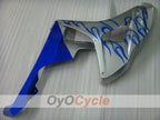 Injection Fairing kit for 06-07 CBR1000RR - Blue, Silver - Flame #OYO87900599