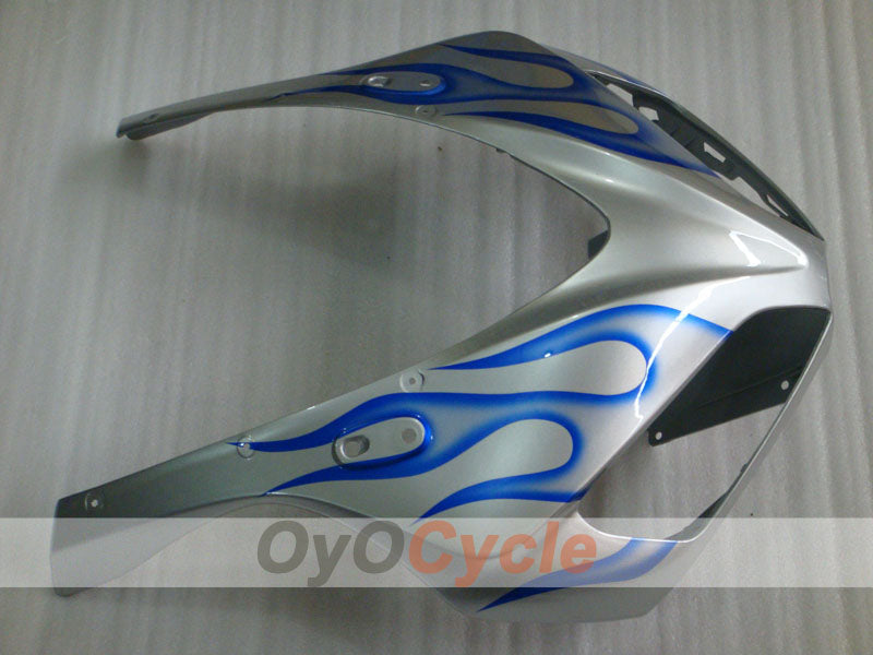 Injection Fairing kit for 06-07 CBR1000RR - Blue, Silver - Flame #OYO87900599
