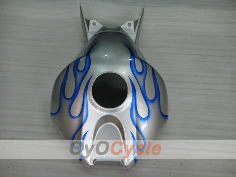 Injection Fairing kit for 06-07 CBR1000RR - Blue, Silver - Flame #OYO87900599