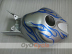 Injection Fairing kit for 06-07 CBR1000RR - Blue, Silver - Flame #OYO87900599