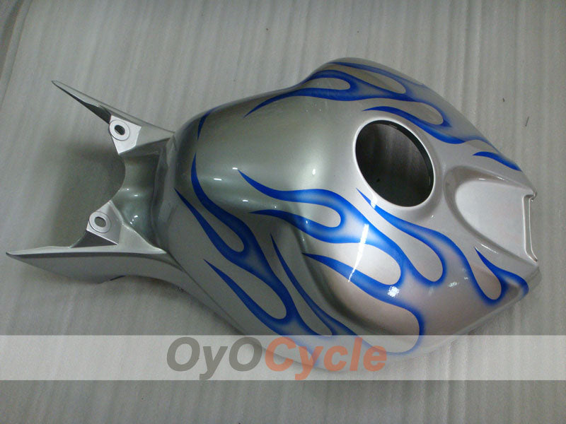 Injection Fairing kit for 06-07 CBR1000RR - Blue, Silver - Flame #OYO87900599