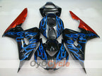 Injection Fairing kit for 06-07 CBR1000RR - Blue, Black - Flame #OYO87900602