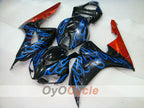 Injection Fairing kit for 06-07 CBR1000RR - Blue, Black - Flame #OYO87900602