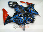 Injection Fairing kit for 06-07 CBR1000RR - Blue, Black - Flame #OYO87900602