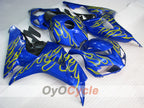 Injection Fairing kit for 06-07 CBR1000RR - Yellow, Blue - Flame #OYO87900603