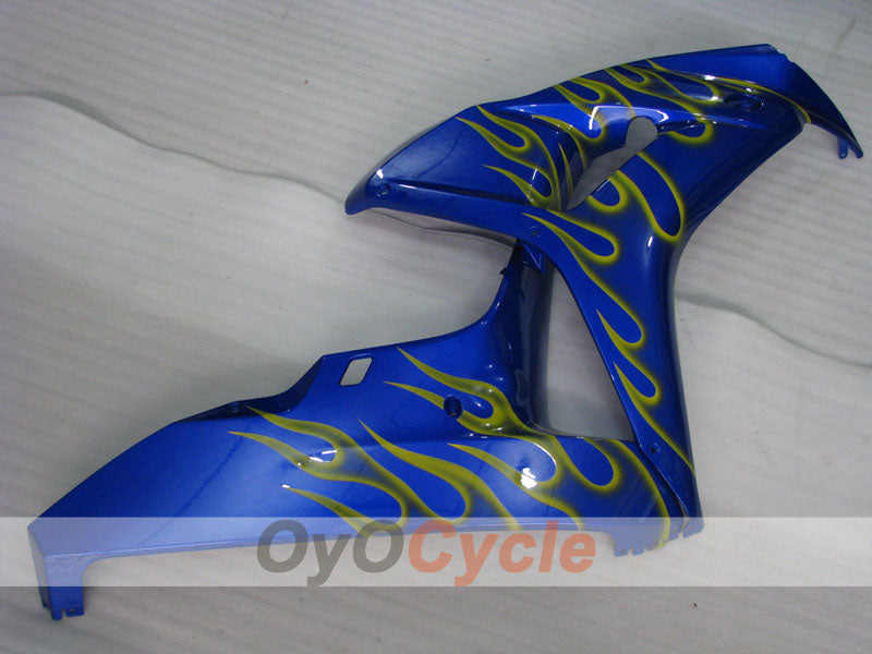 Injection Fairing kit for 06-07 CBR1000RR - Yellow, Blue - Flame #OYO87900603