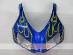 Injection Fairing kit for 06-07 CBR1000RR - Yellow, Blue - Flame #OYO87900603
