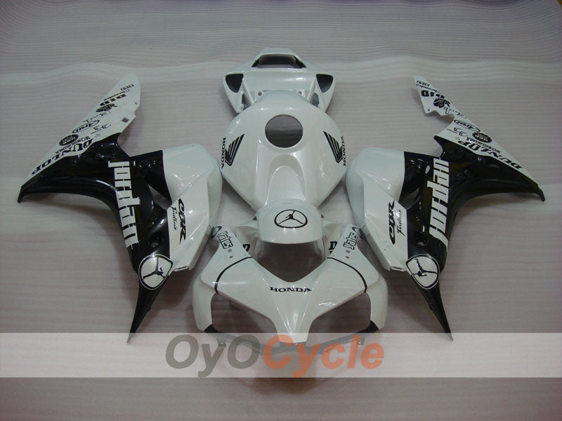 Injection Fairing kit for 06-07 CBR1000RR - White, Black - Jordan #OYO87900612