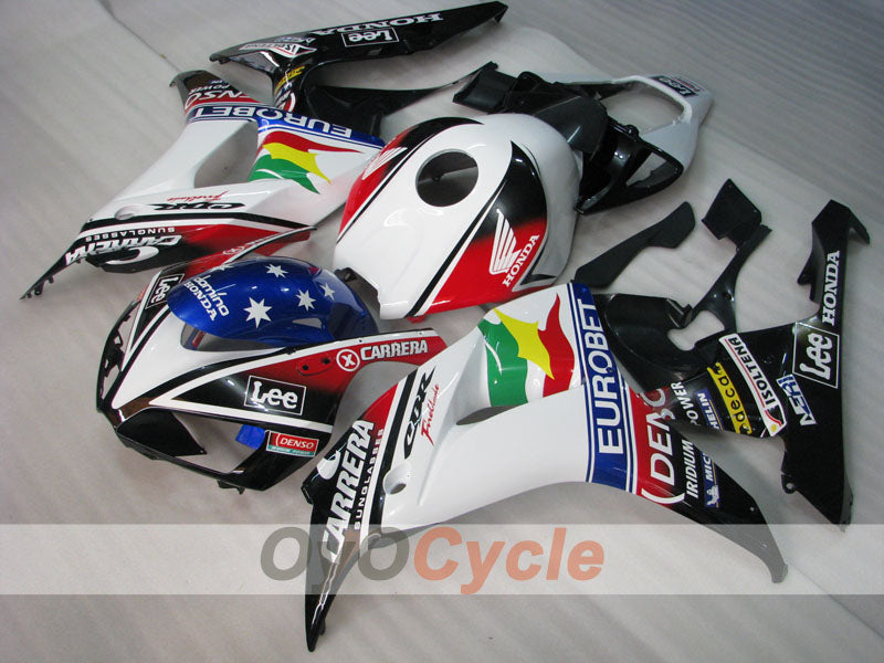 Injection Fairing kit for 06-07 CBR1000RR - White, Black - Lee #OYO87900617
