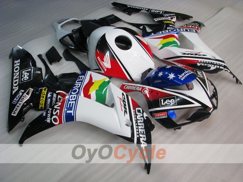 Injection Fairing kit for 06-07 CBR1000RR - White, Black - Lee #OYO87900617 Main image