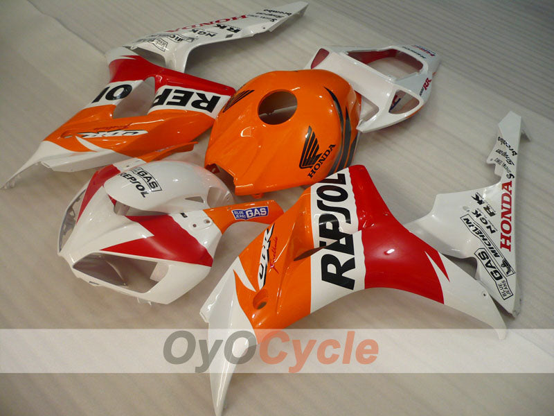 Injection Fairing kit for 06-07 CBR1000RR - Orange, Yellow - Repsol #OYO87900640 Secondary image