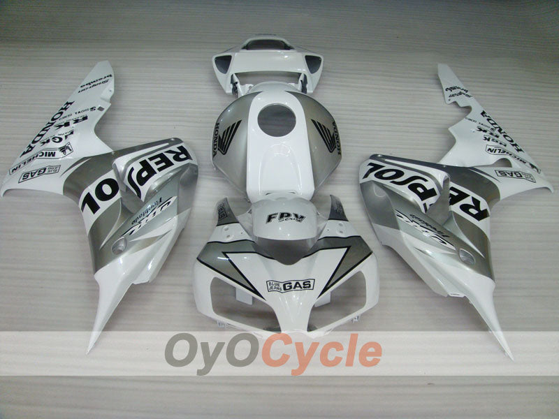 Injection Fairing kit for 06-07 CBR1000RR - White, Silver - Repsol #OYO87900641 Secondary image