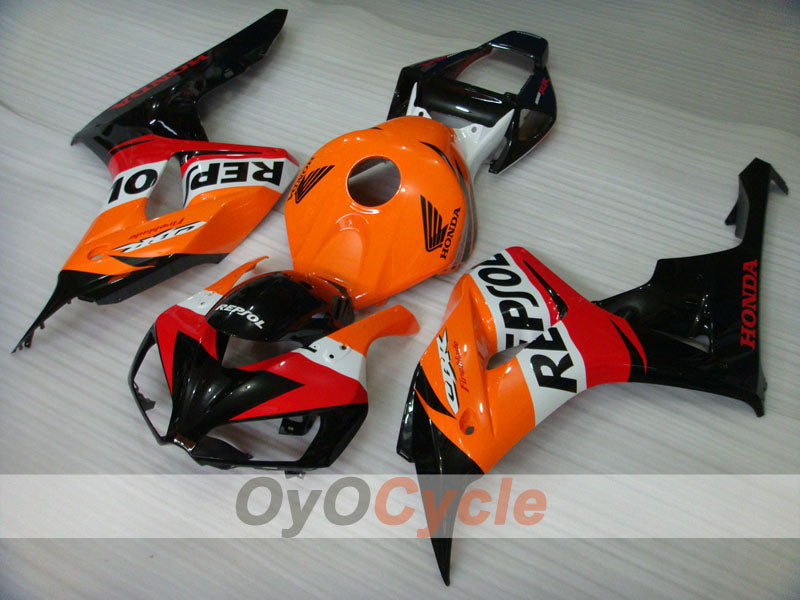 Injection Fairing kit for 06-07 CBR1000RR - Orange, Black - Repsol #OYO87900642 Secondary image