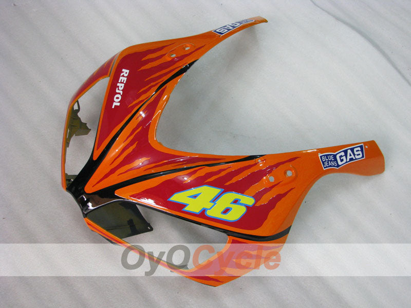 Injection Fairing kit for 06-07 CBR1000RR - Yellow, Black - Rossi #OYO87900645