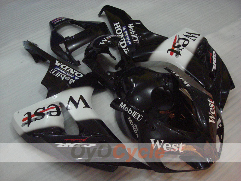 Injection Fairing kit for 06-07 CBR1000RR - White, Black - West #OYO87900653