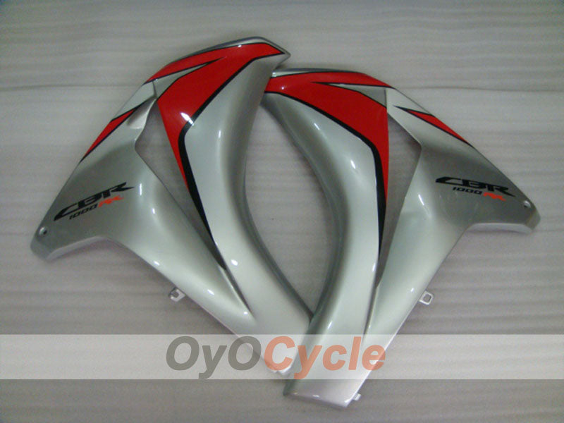 Injection Fairing kit for 08-11 CBR1000RR - Red, Silver - Fireblade #OYO87900670