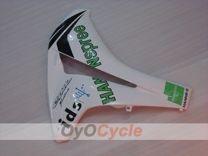 Injection Fairing kit for 08-11 CBR1000RR - Green, White - HANN Spree #OYO87900685