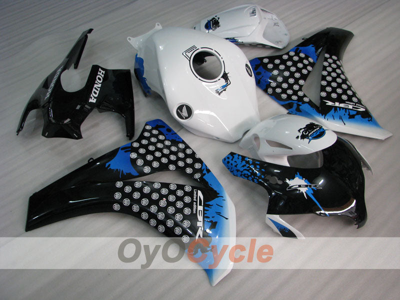 Injection Fairing kit for 08-11 CBR1000RR - White, Black - Factory Style #OYO87900712 Main image