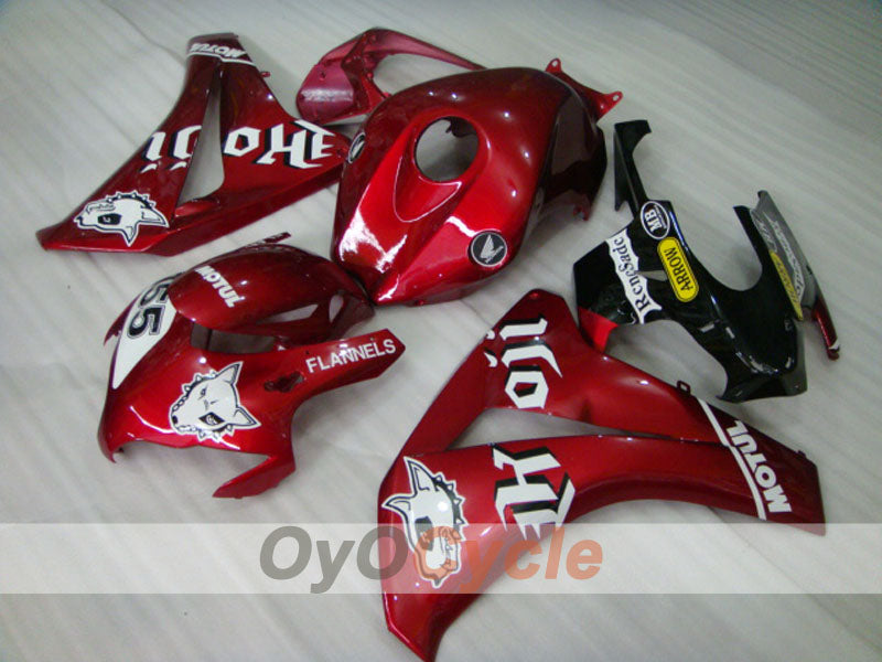 Injection Fairing kit for 08-11 CBR1000RR - Red, White - MOTUL #OYO87900716 Secondary image