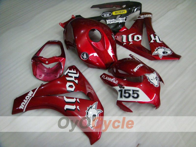 Injection Fairing kit for 08-11 CBR1000RR - Red, White - MOTUL #OYO87900716